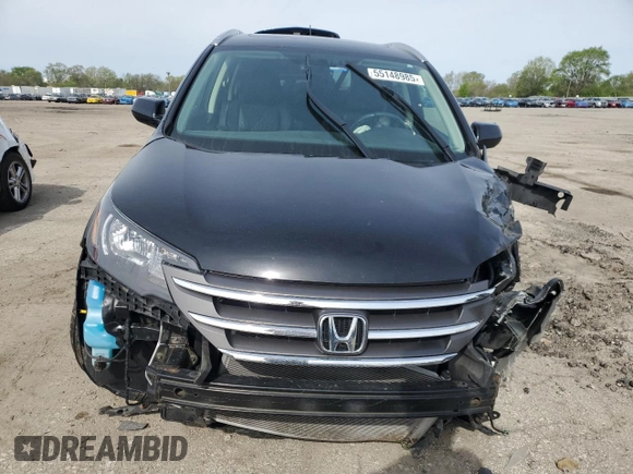 2013 Honda CR-V EX-L z VIN 2HKRM4H76DH684744, wystawiony jako Copart lot #55148985 z przebiegiem Nie podano mil oraz Szkody całkowita. Historia ofert i sprzedaży dostępna na DreamBid. Obrazek 5.