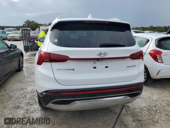 2023 Hyundai Santa Fe Hybrid Limited with VIN 5NMS5DA14PH019234, listed as a Copart auction lot 76392824 with 6,884 mi miles and Salvage Title. Bid and sale history available at carsss.com. Image 6.