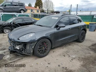 2018 Porsche Macan GTS with VIN WP1AG2A55JLB65384, listed as a Copart auction lot 54848385 with 90,938 mi miles and Salvage Title. Bid and sale history available at DreamBid. Image 1.