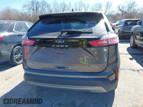 2024 Ford Edge SEL with VIN 2FMPK4J92RBA76551, listed as a IAAI auction lot 41692827 with 27,376 mi miles. Bid and sale history available at carsss.com. Image 17.