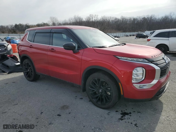 2023 Mitsubishi Outlander SE with VIN JA4J4UA80PZ025498, listed as a Copart auction lot 44274675 with 25,739 mi miles and Salvage Title. Bid and sale history available at carsss.com. Image 4.