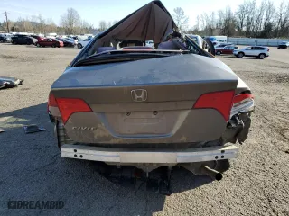 2006 Honda Civic Sdn LX with VIN 1HGFA16546L016534, listed as a Copart auction lot 47618665 with 0 mi miles and Salvage Title. Bid and sale history available at carsss.com. Image 6.