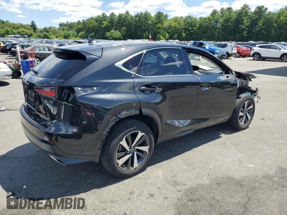 2020 Lexus NX 300 with VIN JTJGARDZ0L5004482, listed as a Copart auction lot 64553215 with 38,436 mi miles and Salvage title. Bid and sale history available at DreamBid. Image 3.