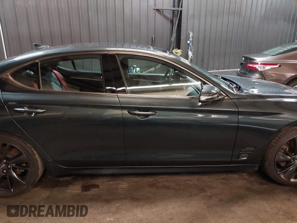 2023 Genesis G70 2.0T with VIN KMTG34TA3PU115553, listed as a IAAI auction lot 41822917 with 35,784 mi miles and . Bid and sale history available at DreamBid. Image 13.