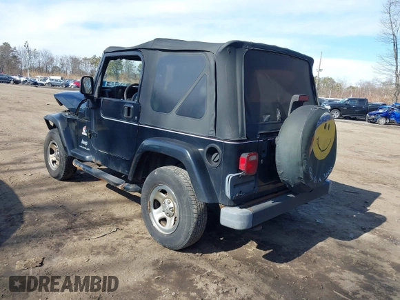 2003 Jeep Wrangler X with VIN 1J4FA39S53P362991, listed as a IAAI auction lot 41607212 with 240,556 mi miles. Bid and sale history available at carsss.com. Image 3.