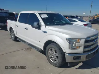 2017 Ford F-150 XL with VIN 1FTEW1CP2HKD24375, listed as a IAAI auction lot 41419788 with 129,458 mi miles. Bid and sale history available at carsss.com. Image 1.