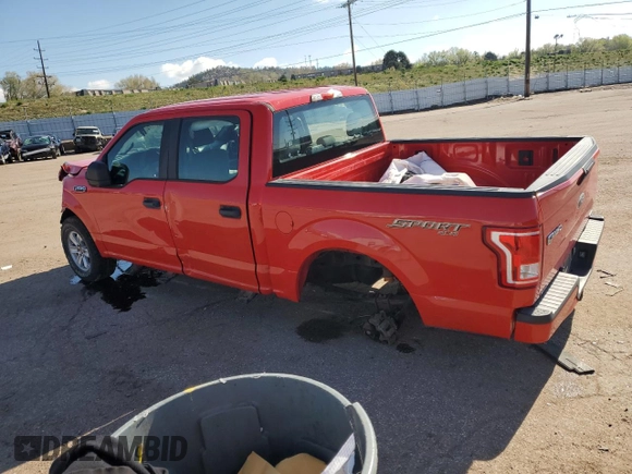 2015 Ford F-150 XLT with VIN 1FTEW1E85FKE49597, listed as a Copart auction lot 56359715 with 58,018 mi miles and Salvage title. Bid and sale history available at DreamBid. Image 2.