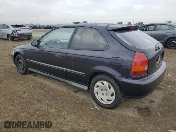 1997 Honda Civic DX with VIN 2HGEJ6342VH107818, listed as a Copart auction lot 78277454 with 176,302 mi miles and Clean Title. Bid and sale history available at DreamBid. Image 2.