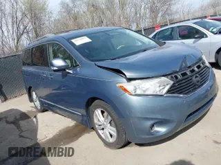 2012 Nissan Quest SL with VIN JN8AE2KP2C9031282, listed as a IAAI auction lot 41868868 with 179,819 mi miles. Bid and sale history available at carsss.com. Image 1.