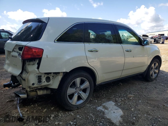 2010 Acura MDX with VIN 2HNYD2H20AH522143, listed as a Copart auction lot 52424845 with 176,799 mi miles and Salvage Title. Bid and sale history available at carsss.com. Image 3.