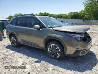 2025 Subaru Forester Limited with VIN JF2SLDRC9SH420205, listed as a Copart auction lot 59107825 with 25,376 mi miles and Salvage title. Bid and sale history available at DreamBid. Image 4.