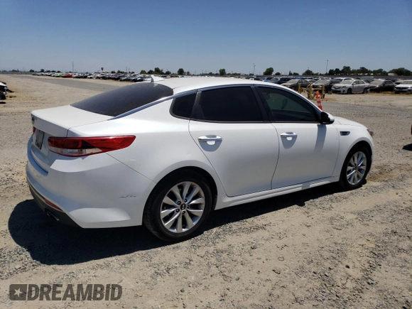 2017 Kia Optima LX with VIN 5XXGT4L30HG166368, listed as a Copart auction lot 61812185 with 115,609 mi miles and Salvage title. Bid and sale history available at DreamBid. Image 3.