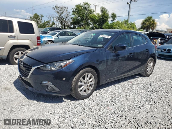 2015 Mazda 3 i Touring with VIN 3MZBM1L76FM225022, listed as a Copart auction lot 64044735 with 84,058 mi miles and Salvage title. Bid and sale history available at DreamBid. Image 1.