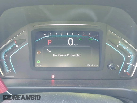 2018 Honda Odyssey EX-L with VIN 5FNRL6H75JB092633, listed as a IAAI auction lot 41971589 with 103,099 mi miles and . Bid and sale history available at DreamBid. Image 7.