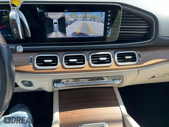 2022 Mercedes-Benz GLS 450 with VIN 4JGFF5KE1NA735534, listed as a Copart auction lot 55498415 with 113,393 mi miles and Clean Title. Bid and sale history available at DreamBid. Image 10.