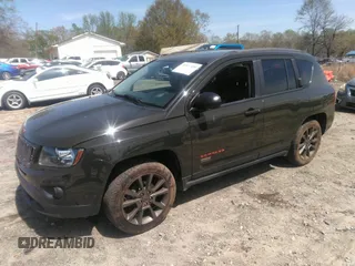 2017 Jeep Compass Sport with VIN 1C4NJCBB6HD187039, listed as a IAAI auction lot 41922499 with 127,086 mi miles and . Bid and sale history available at carsss.com. Image 2.