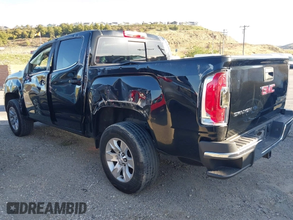 2017 GMC Canyon 2WD SLE with VIN 1GTG5CEN7H1252548, listed as a IAAI auction lot 41824257 with 89,932 mi miles. Bid and sale history available at carsss.com. Image 3.