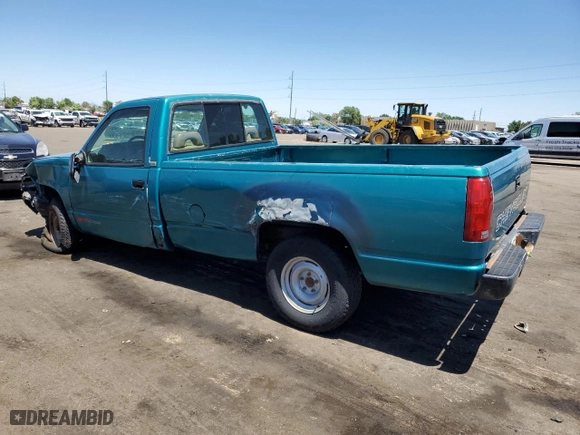 1993 Chevrolet C/K 1500 with VIN 1GCEC14Z9PZ228421, listed as a Copart auction lot 58138574 with 185,052 mi miles and Non Repairable. Bid and sale history available at carsss.com. Image 2.