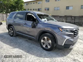 2024 Honda Pilot EX-L 7 Passenger with VIN 5FNYG1H55RB014916, listed as a Copart auction lot 74035144 with 0 mi miles and Salvage Title. Bid and sale history available at carsss.com. Image 4.
