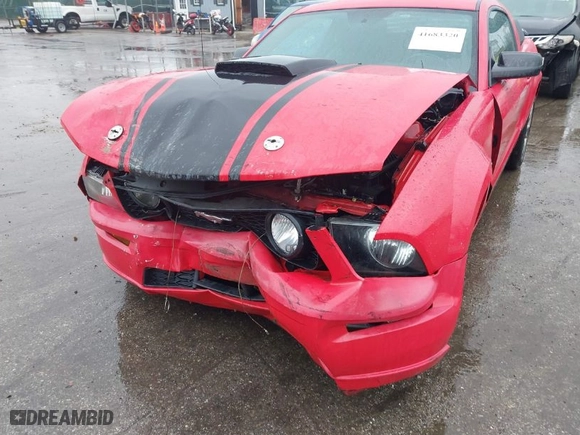 2008 Ford Mustang GT Deluxe with VIN 1ZVHT82H685191785, listed as a IAAI auction lot 41683320 with NaN miles. Bid and sale history available at carsss.com. Image 6.