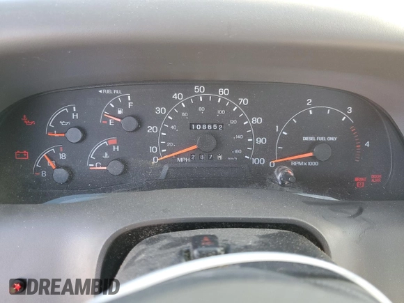 2000 Ford F-250 XL с VIN 1FTNX20F3YEB30631, выставлен на аукционе Copart как лот 87936265 с пробегом 108 652 миль миль и Списание • Salvage title. История ставок и продаж доступна на DreamBid. Изображение 9.