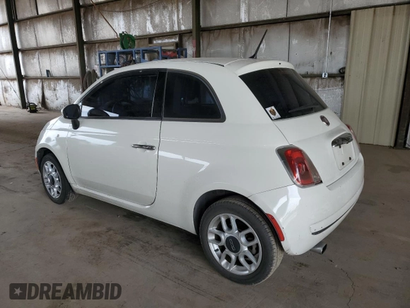 2015 FIAT 500 Pop with VIN 3C3CFFAR4FT598380, listed as a Copart auction lot 52973335 with 96,906 mi miles and Salvage Title. Bid and sale history available at carsss.com. Image 2.