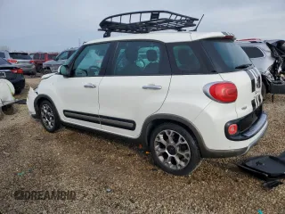 2014 FIAT 500L Trekking with VIN ZFBCFADHXEZ010932, listed as a Copart auction lot 87758755 with Not Provided miles and Salvage Title. Bid and sale history available at carsss.com. Image 2.