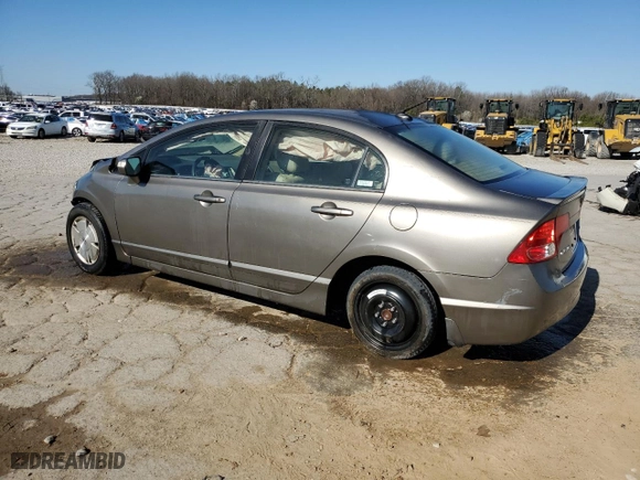 2007 Honda Civic Hybrid with VIN JHMFA36237S022248, listed as a Copart auction lot 48664095 with 162,146 mi miles and Salvage Title. Bid and sale history available at carsss.com. Image 2.