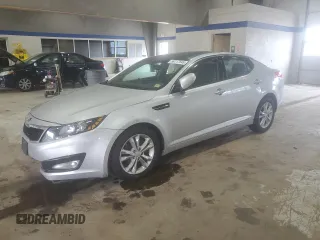 2013 Kia Optima EX с VIN 5XXGN4A7XDG168459, выставлен на аукционе Copart как лот 56117545 с пробегом 123 631 миль миль и Списание • Salvage title. История ставок и продаж доступна на DreamBid. Изображение 1.