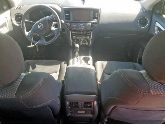2017 Nissan Pathfinder SV with VIN 5N1DR2MN7HC680784, listed as a Copart auction lot 48837565 with 128,650 mi miles and Clean Title. Bid and sale history available at carsss.com. Image 8.