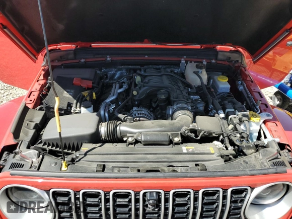 2024 Jeep Wrangler Sahara z VIN 1C4PJXEG6RW266773, wystawiony jako Copart lot #53257415 z przebiegiem 9 655 mil mil oraz Szkoda całkowita • Salvage title. Historia ofert i sprzedaży dostępna na DreamBid. Obrazek 12.