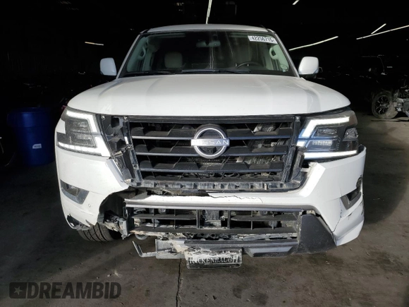 2022 Nissan Armada SL with VIN JN8AY2BB8N9815142, listed as a Copart auction lot 42256715 with 52,900 mi miles and Salvage Title. Bid and sale history available at carsss.com. Image 5.