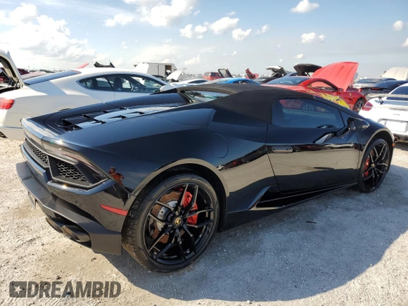 2018 Lamborghini Huracan z VIN ZHWUR2ZF5JLA10561, wystawiony jako Copart lot #75416254 z przebiegiem Nie podano mil oraz Nie do naprawy. Historia ofert i sprzedaży dostępna na DreamBid. Obrazek 3.