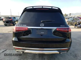 2020 Mercedes-Benz GLS 450 with VIN 4JGFF5KE3LA185640, listed as a Copart auction lot 81966093 with 30,885 mi miles and Salvage Title. Bid and sale history available at DreamBid. Image 6.