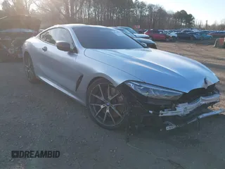 2019 BMW 8 Series M850i xDrive with VIN WBABC4C54KBU95810, listed as a IAAI auction lot 41742023 with 66,901 mi miles and . Bid and sale history available at DreamBid. Image 1.