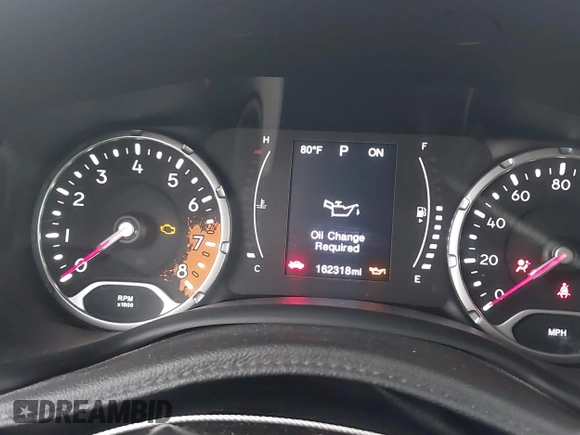 2017 Jeep Renegade Altitude with VIN ZACCJBBB2HPG36428, listed as a IAAI auction lot 42728630 with 162,318 mi miles and . Bid and sale history available at DreamBid. Image 7.