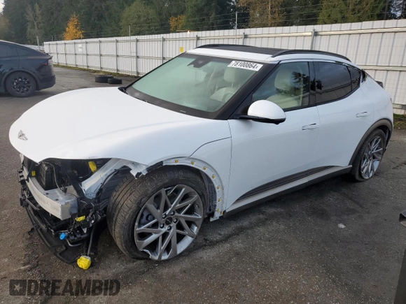 2024 Genesis GV60 Advanced z VIN KMUKCDSC2RU021451, wystawiony jako Copart lot #78100864 z przebiegiem 3 665 mil mil oraz Szkoda całkowita • Salvage title. Historia ofert i sprzedaży dostępna na DreamBid. Obrazek 1.