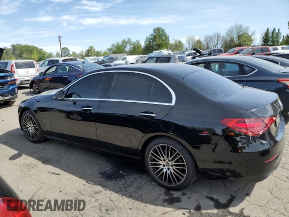 2022 Mercedes-Benz C 300 with VIN W1KAF4HB5NR052877, listed as a Copart auction lot 56477585 with 15,628 mi miles and Salvage title. Bid and sale history available at DreamBid. Image 2.