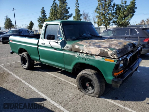 1978 Ford Ranger with VIN F14HRCC3772, listed as a Copart auction lot 89000265 with 93,648 mi miles and Salvage Title. Bid and sale history available at DreamBid. Image 4.