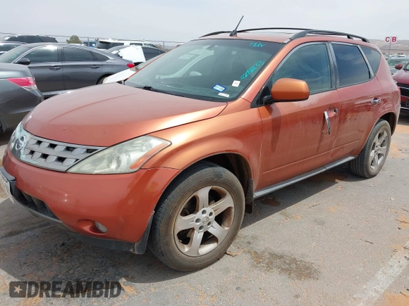 2005 Nissan Murano SE with VIN JN8AZ08T55W325115, listed as a IAAI auction lot 42036833 with 235,455 mi miles and . Bid and sale history available at DreamBid. Image 2.