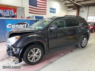 2016 Chevrolet Equinox LT with VIN 1GNFLFEKXGZ107729, listed as a Copart auction lot 52396495 with 137,749 mi miles and Salvage Title. Bid and sale history available at carsss.com. Image 1.