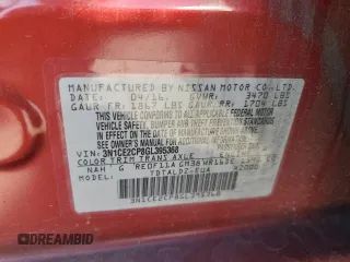 2016 Nissan Note S with VIN 3N1CE2CP8GL395368, listed as a Copart auction lot 43462735 with 63,716 mi miles and Salvage Title. Bid and sale history available at DreamBid. Image 12.