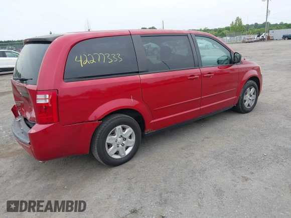 2009 Dodge Grand Caravan SE with VIN 2D8HN44E19R533142, listed as a IAAI auction lot 42277333 with 201,081 mi miles and . Bid and sale history available at DreamBid. Image 4.