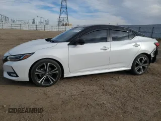 2023 Nissan Sentra SR with VIN 3N1AB8DV3PY303389, listed as a Copart auction lot 42978155 with 39,339 mi miles and Salvage Title. Bid and sale history available at carsss.com. Image 1.