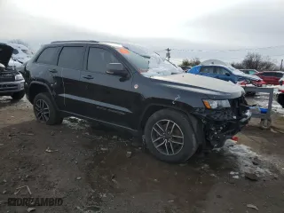 2019 Jeep Grand Cherokee Trailhawk with VIN 1C4RJFLT8KC645879, listed as a Copart auction lot 41746314 with 79,667 mi miles. Bid and sale history available at carsss.com. Image 4.