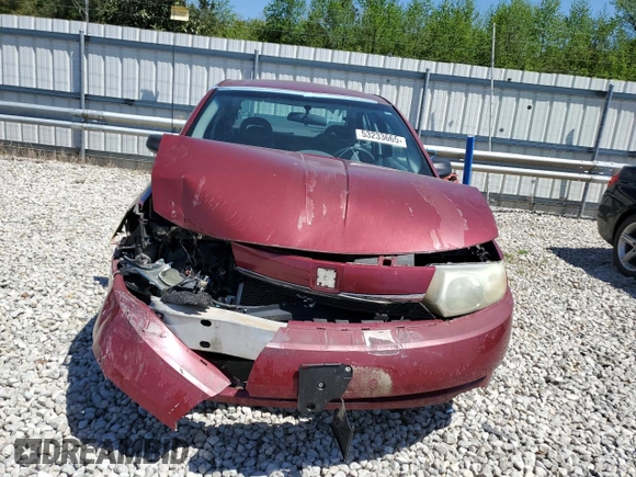 2004 Saturn ION with VIN 1G8AJ52F84Z140700, listed as a Copart auction lot 53233665 with Not Provided miles and Salvage Title. Bid and sale history available at carsss.com. Image 5.