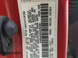 2010 Toyota Corolla with VIN 1NXBU4EE0AZ350081, listed as a Copart auction lot 53964735 with 207,960 mi miles and Clean Title. Bid and sale history available at carsss.com. Image 12.