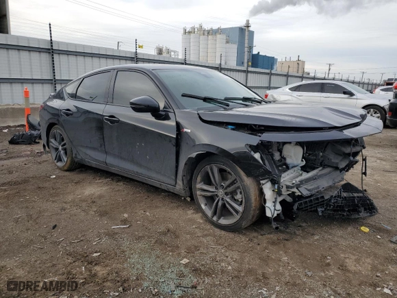 2023 Acura Integra w/A-Spec Technology Package with VIN 19UDE4H62PA008206, listed as a Copart auction lot 85431804 with NaN miles and Salvage Title. Bid and sale history available at carsss.com. Image 4.