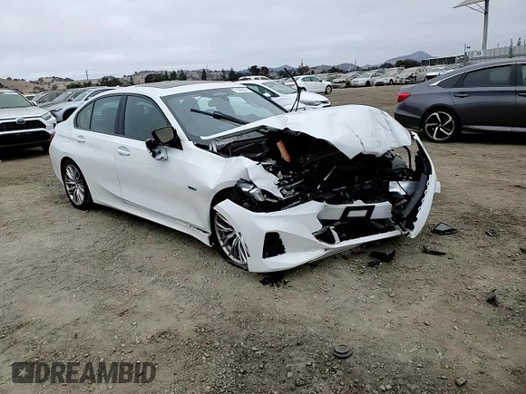 2023 BMW 3 Series 330e xDrive with VIN 3MW39FS07P8D25745, listed as a Copart auction lot 71863424 with 8,304 mi miles and Salvage Title. Bid and sale history available at carsss.com. Image 11.