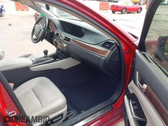 2013 Lexus GS 350 z VIN JTHBE1BL9D5006541, wystawiony jako IAAI lot #42160119 z przebiegiem 116 605 mil mil oraz . Historia ofert i sprzedaży dostępna na DreamBid. Obrazek 5.